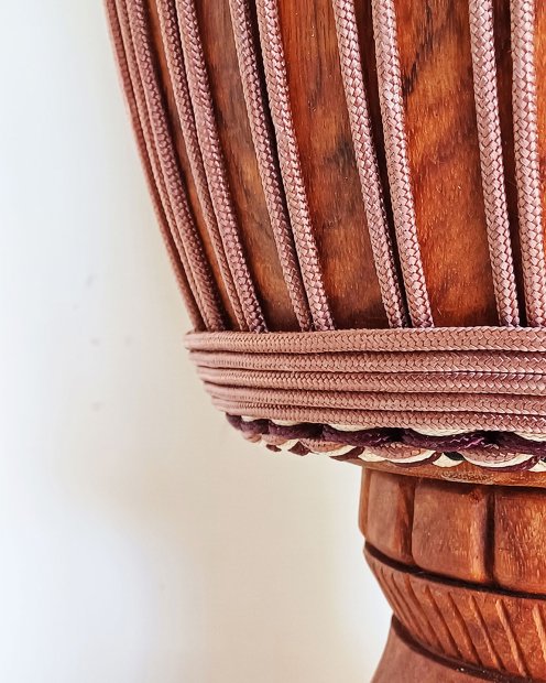 PES reinforced djembe drum rope 5 mm Copper brown 100 m