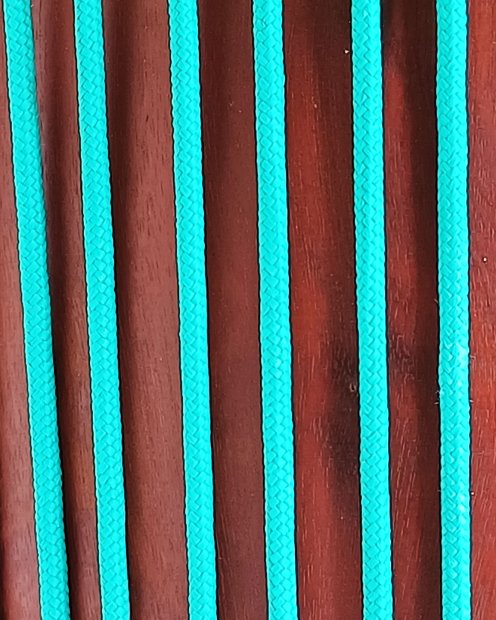 PES reinforced djembe drum rope 5 mm Emerald green 20 m