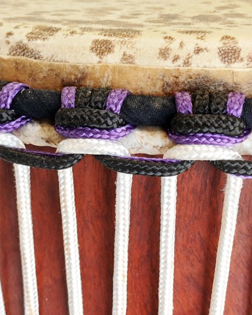 PES reinforced djembe drum rope 5 mm Ecru 100 m