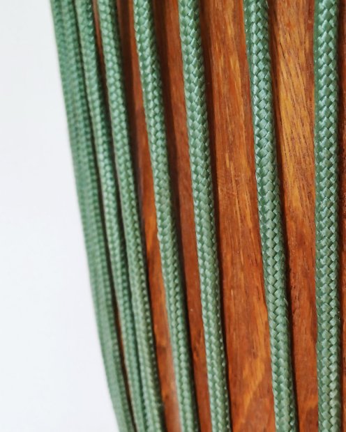 PES reinforced djembe drum rope 5 mm Salvia 20 m