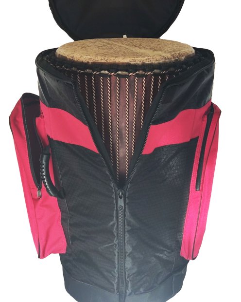 Percussion Africaine Premium professional djembe bag XL Red