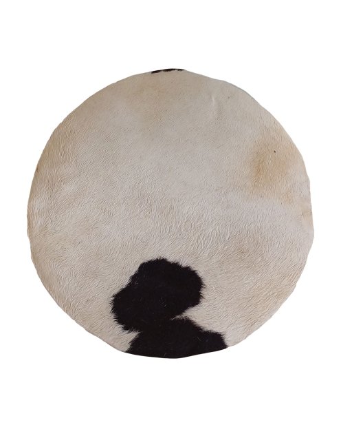 Semi-thick cow skin with hair for dunun drum L