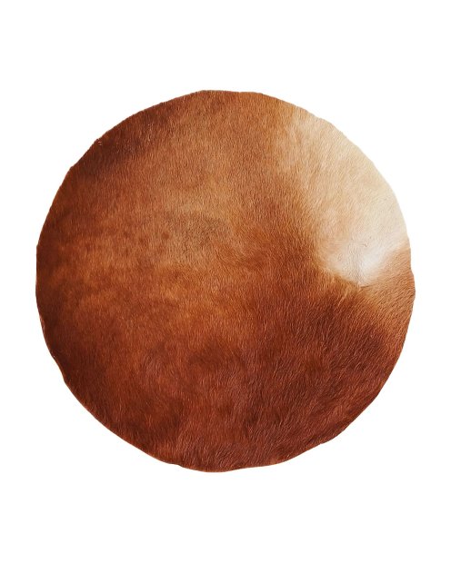 Thin horse skin with hair for djembe drum L