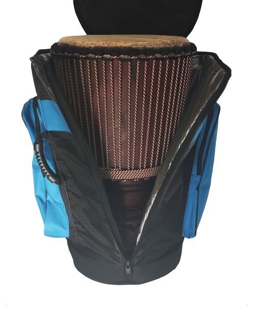 Percussion Africaine Premium professional djembe bag Blue XL