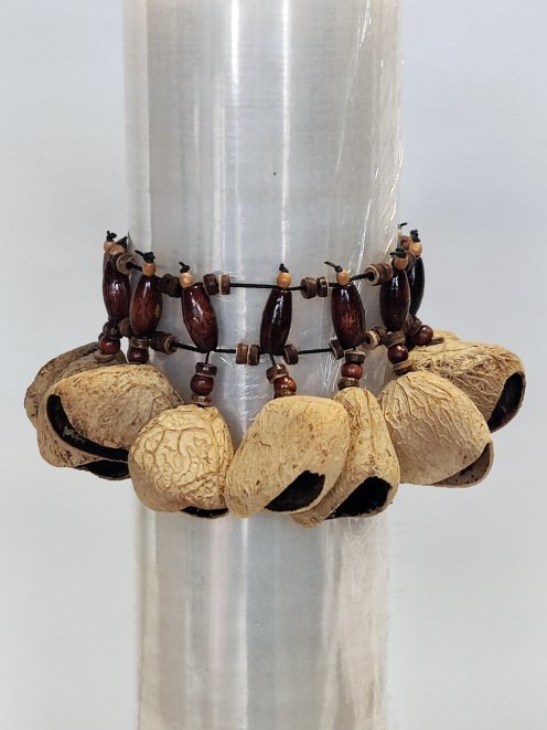 African seeds rattle - Pangi rattle bracelet CRE23A