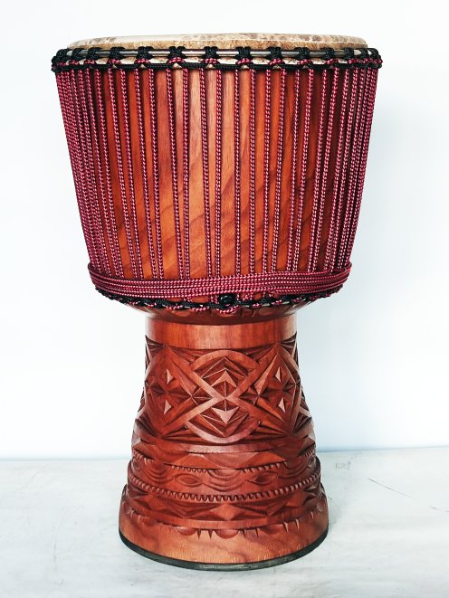 Custom-made djembe - Signature Guinea djembe
