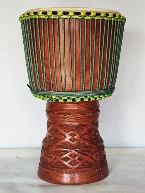 Custom-made djembe - Signature Guinea djembe