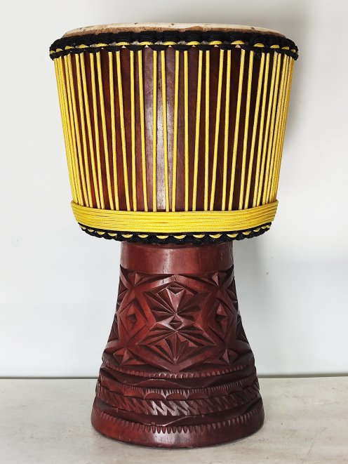 Custom-made djembe - Signature Guinea djembe