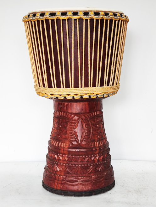 Custom-made djembe - Signature Guinea djembe