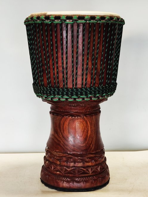 Custom-made djembe - Signature Guinea djembe