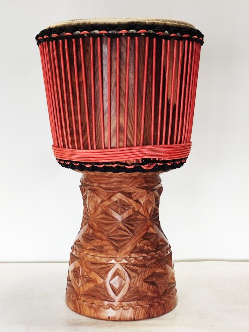 Custom-made djembe - Signature Guinea djembe