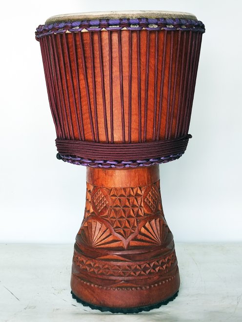 Custom-made djembe - Signature Guinea djembe