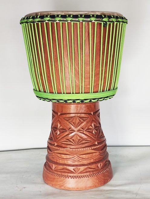 Custom-made djembe - Signature Guinea djembe