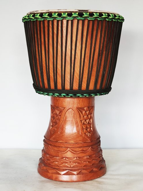 Custom-made djembe - Signature Guinea djembe
