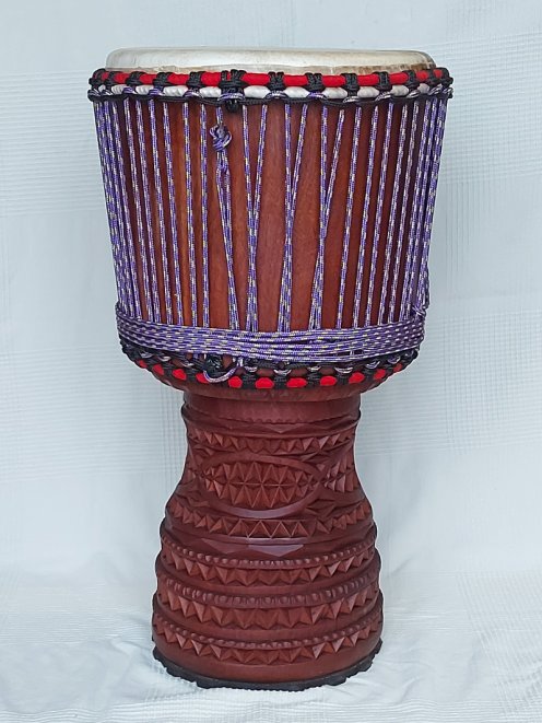 Mahogany (djala) Guinea djembe - High end djembe