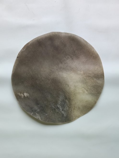Small very thick shaved deer skin for djembe drum