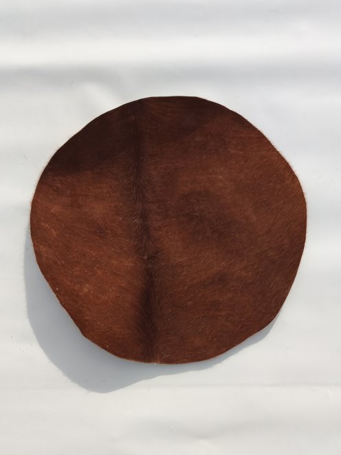 Medium thickness horse skin with hair for djembe drum