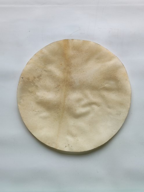 Small very thick shaved elk skin for djembe drum