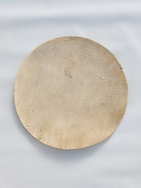 Thin mule skin with hair for djembe drum M