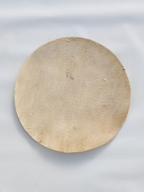 Thin mule skin with hair for djembe drum