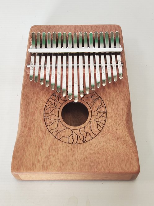 Cheap Eco kalimba 17 keys Mahogany