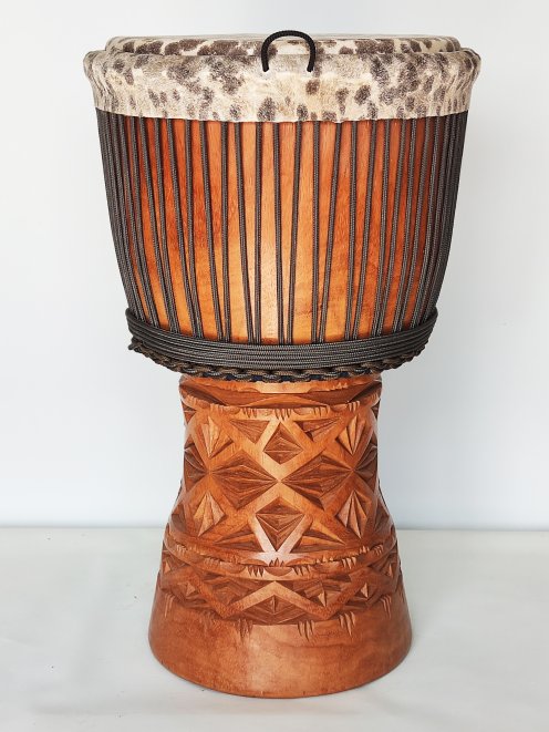 Custom-made djembe - Signature Guinea djembe