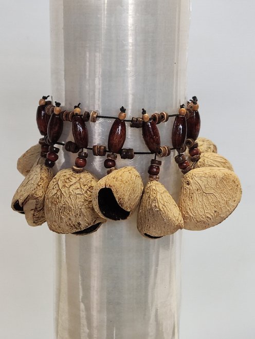 African seeds rattle - Pangi rattle bracelet CRE23A