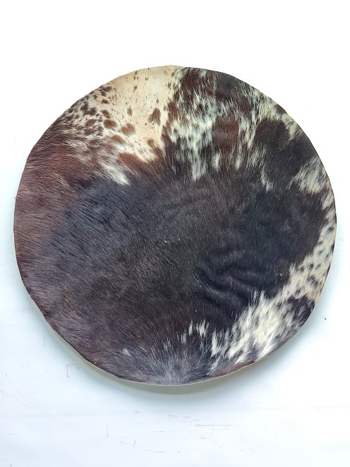 Large thin horse skin with hair for djembe drum