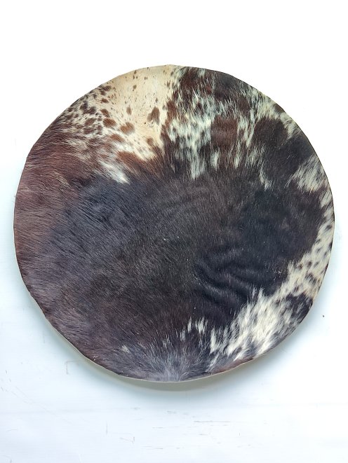 Large very thin horse skin with hair for djembe drum