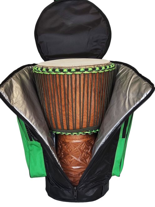 Percussion Africaine Premium djembe bag XL Green