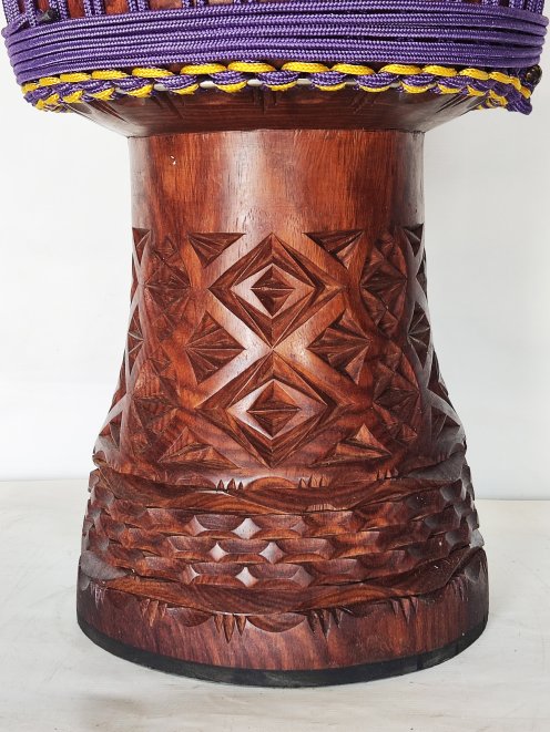 Custom-made djembe - Signature Guinea djembe