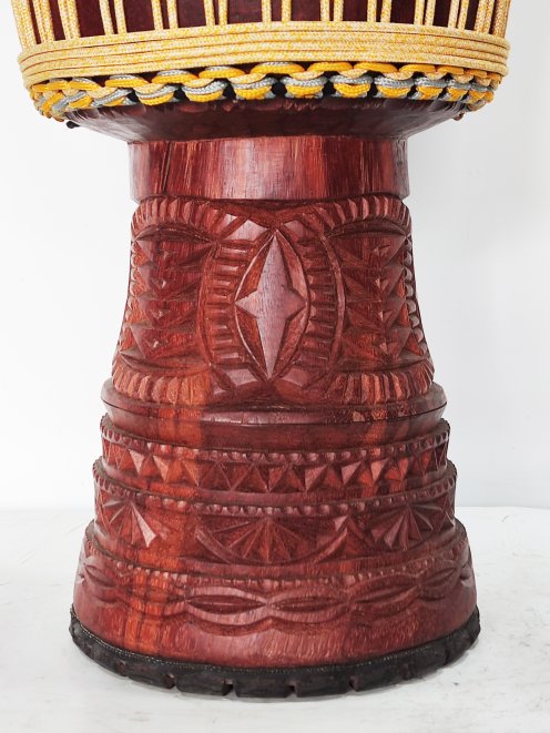 Custom-made djembe - Signature Guinea djembe