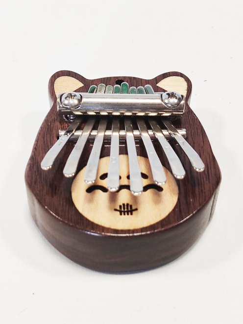 Kids kalimba 8 keys Totoro Walnut