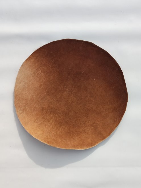 Medium thickness horse skin with hair for djembe drum