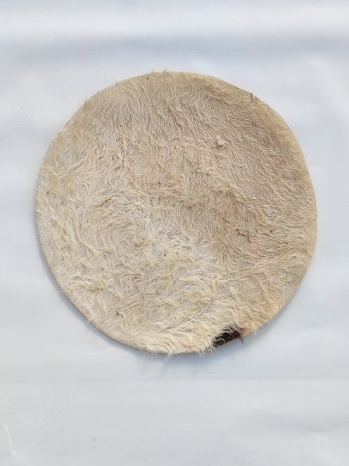 Semi-thick mule skin with hair for dunun drum M