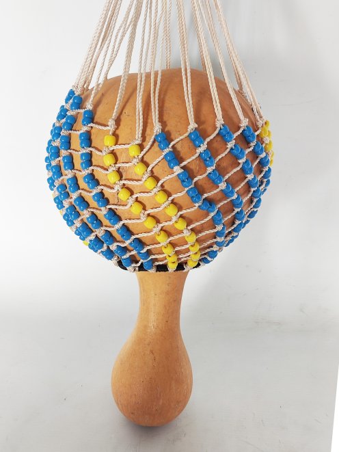 Medium-sized djabara - African Shekere yabara