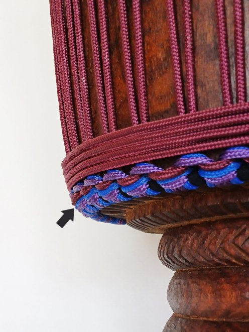 PES hollow djembe rope 5 mm Bleu de France 100 m