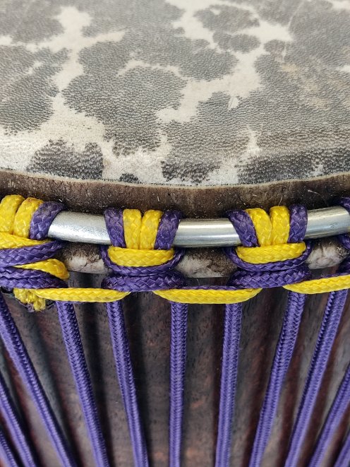 Custom-made djembe - Signature Guinea djembe