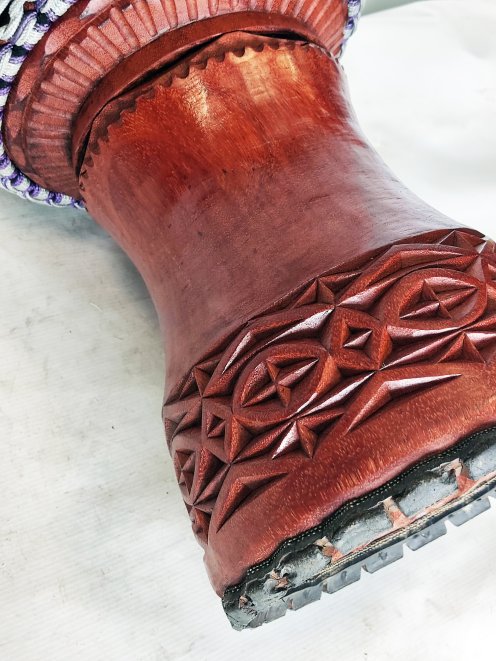 Custom-made djembe - Signature Guinea djembe