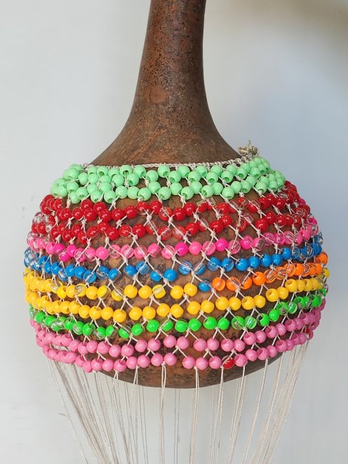 Large Djabara - African Shekere yabara