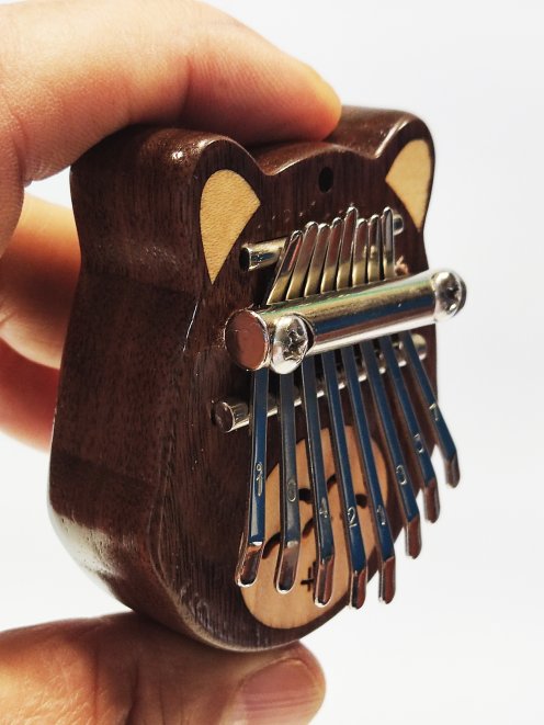 Kids kalimba 8 keys Totoro Walnut
