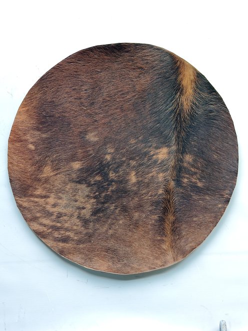 Large thin horse skin with hair for djembe drum
