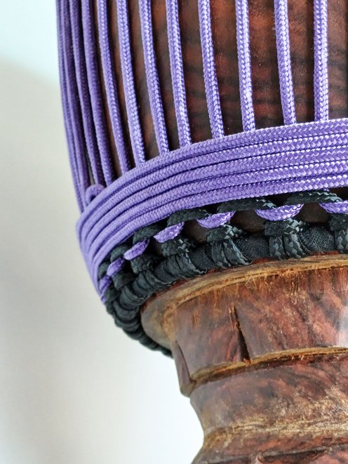 PES reinforced djembe drum rope 5 mm Violet 100 m