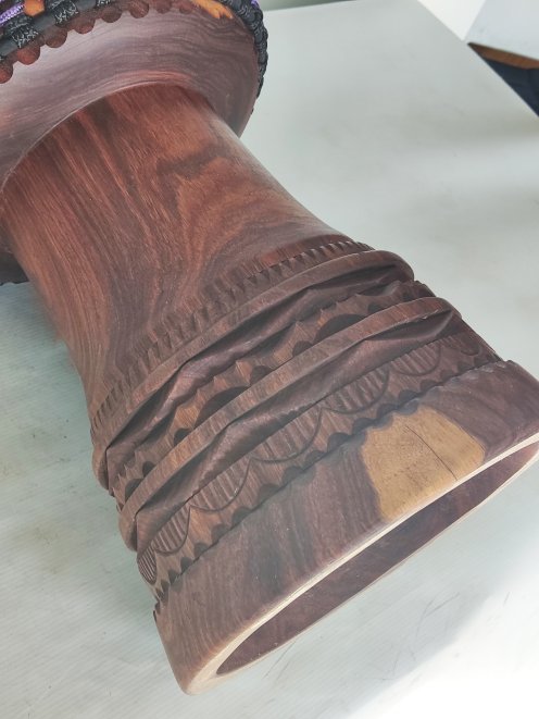 Custom-made djembe - Signature Mali djembe