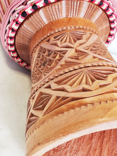 Custom-made djembe - Signature Guinea djembe