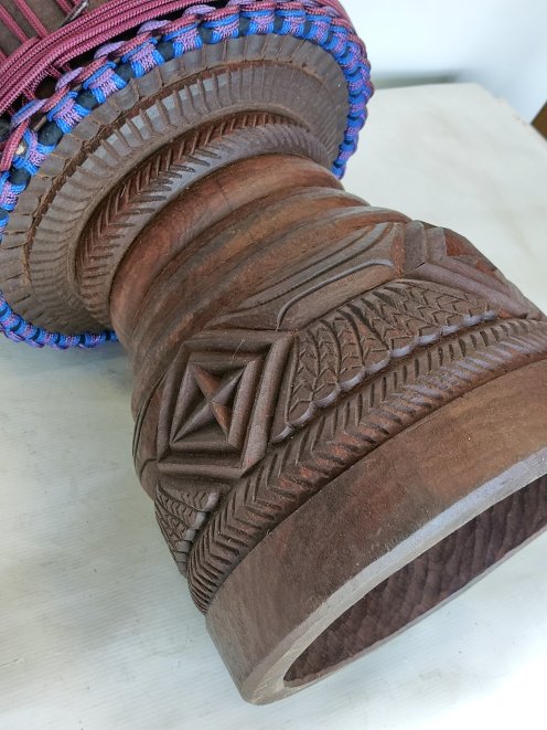 Custom-made djembe - Signature Burkina Faso djembe
