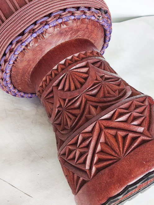 Custom-made djembe - Signature Guinea djembe