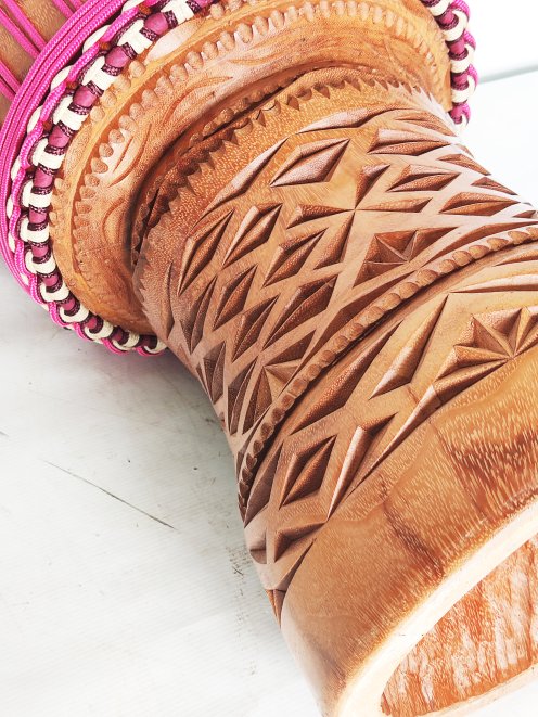 Custom-made djembe - Signature Guinea djembe