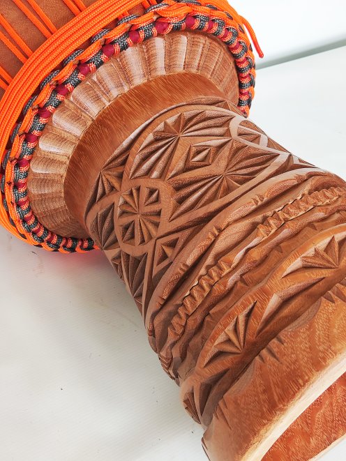Custom-made djembe - Signature Guinea djembe