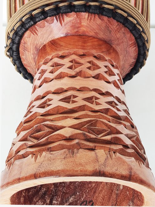 Custom-made djembe - Signature Guinea djembe